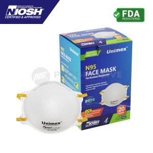 Unimex N95 Face Mask 20's