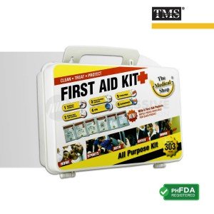 First Aid Kit 303 pcs Hard Case