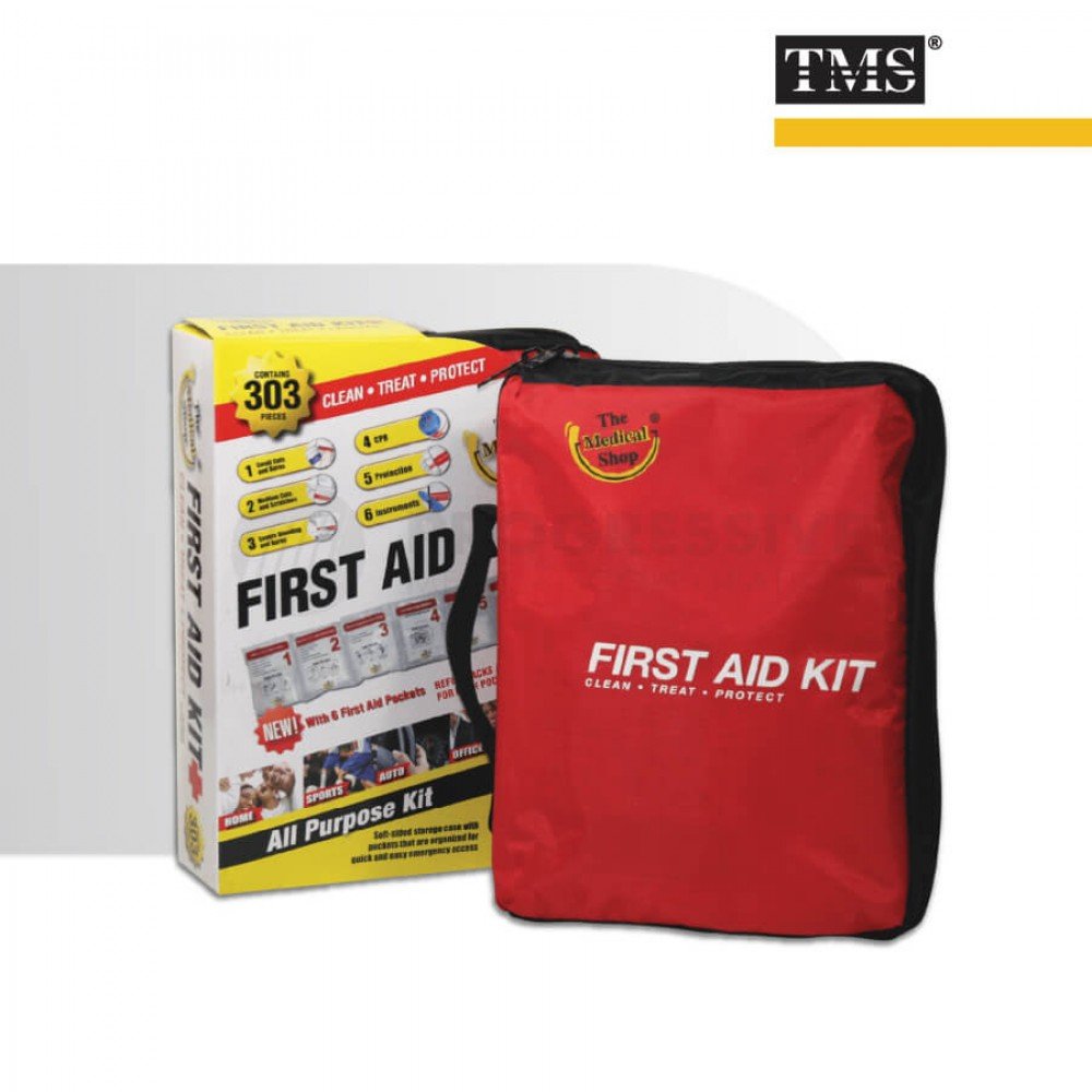 First Aid Kit 303 pcs Soft Case