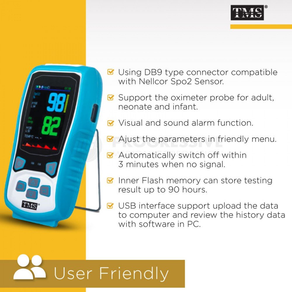TMS Handheld Pulse Oximeter
