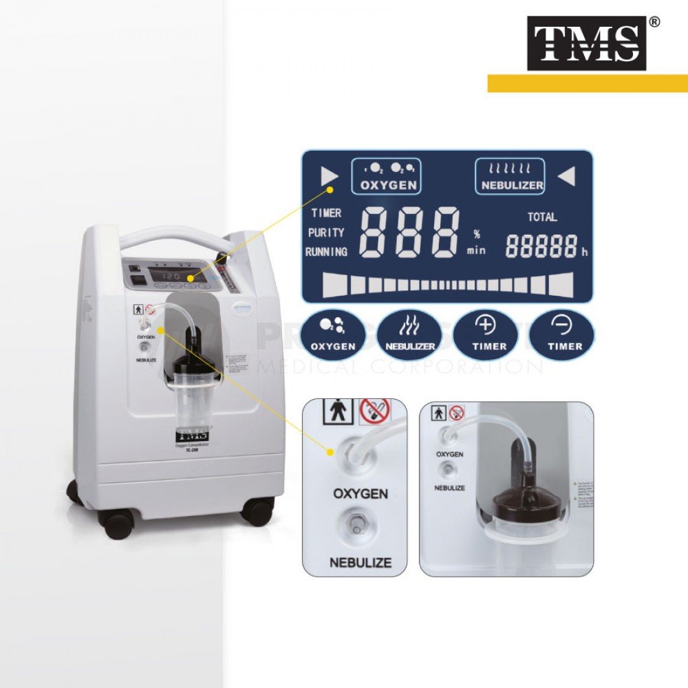 TMS TC-260 Oxygen Concentrator with Nebulization Function