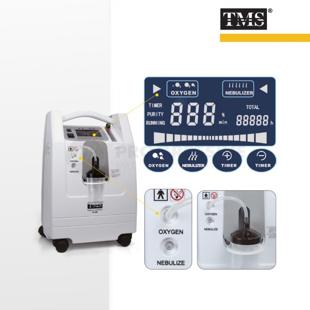 TMS TC-260 Oxygen Concentrator with Nebulization Function