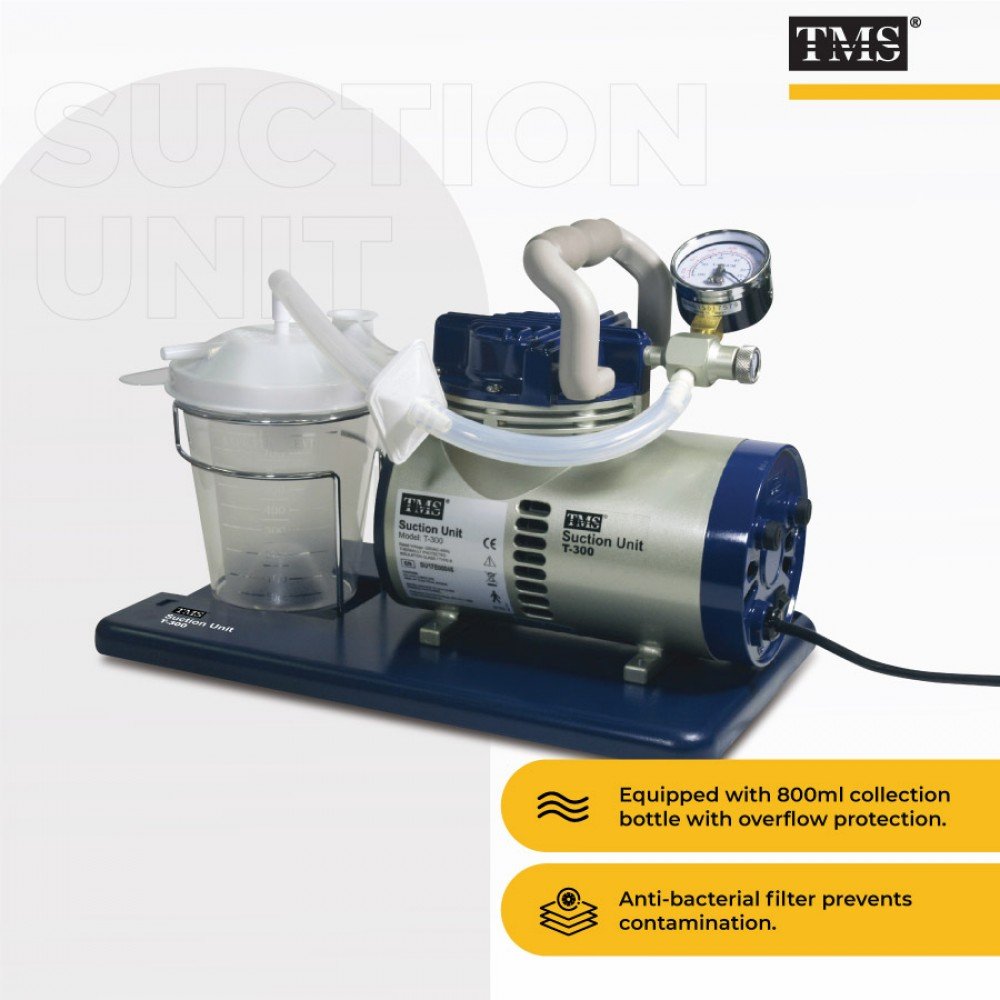 TMS Portable Suction Machine w/ Platform T-300