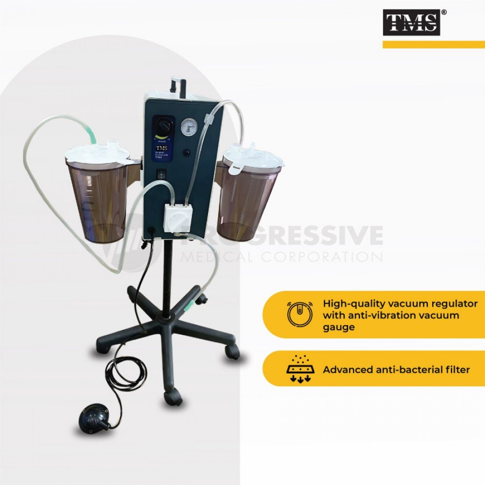TMS T-520 Surgical Suction Machine with Stand 