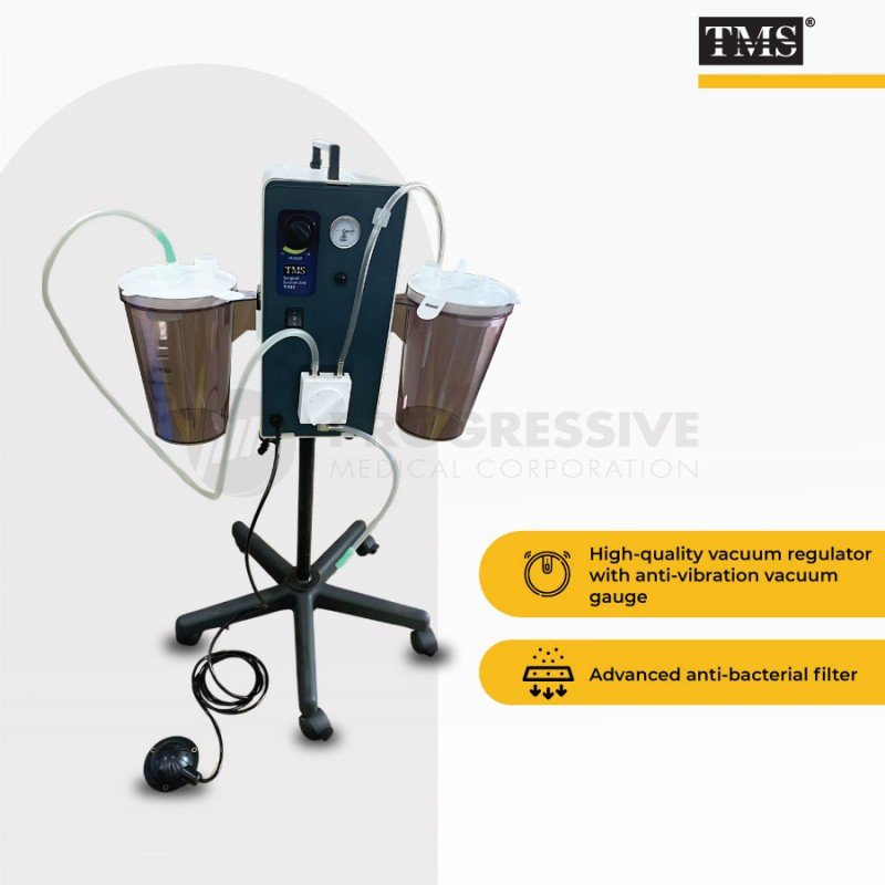 TMS T-520 Surgical Suction Machine with Stand 