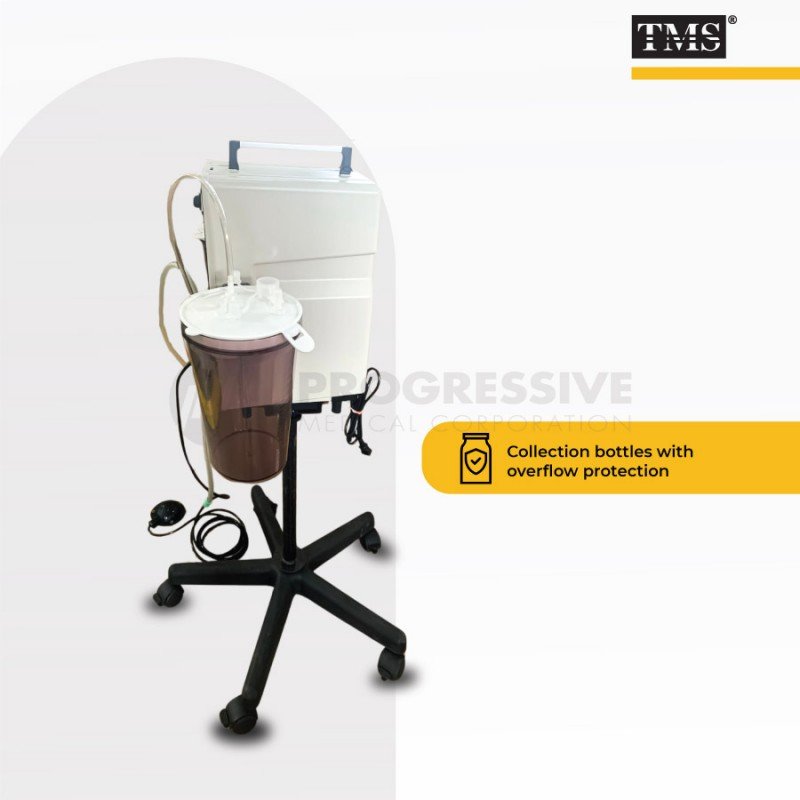 TMS T-520 Surgical Suction Machine with Stand 