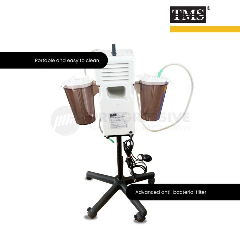 TMS T-520 Surgical Suction Machine with Stand 
