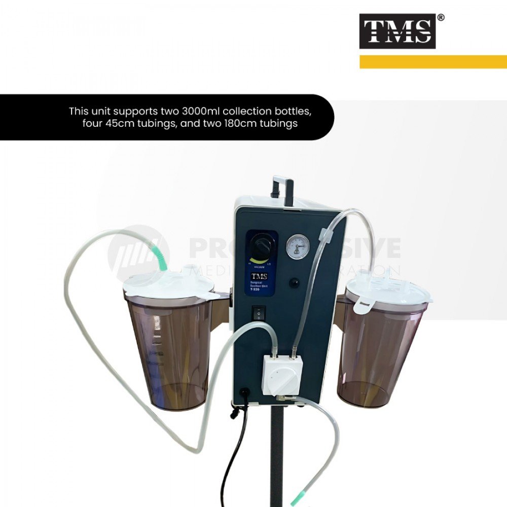 TMS T-520 Surgical Suction Machine with Stand TMS T-520 Surgical Suction Machine with Stand