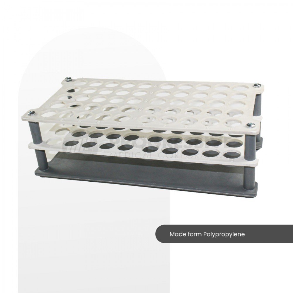 Test Tube Rack 50 placer 16mm