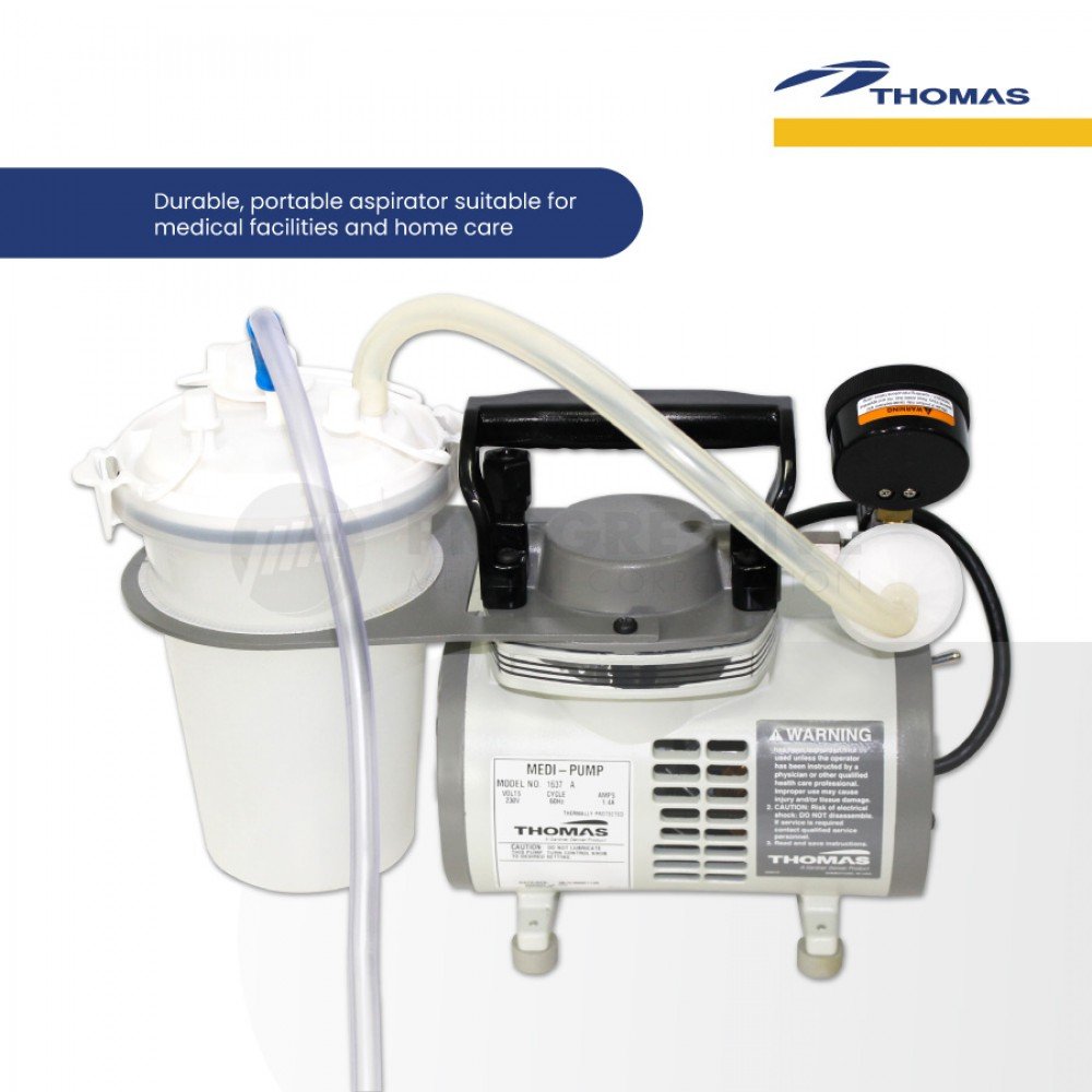 Thomas Portable Table-Top Suction Machine (Model 1637)