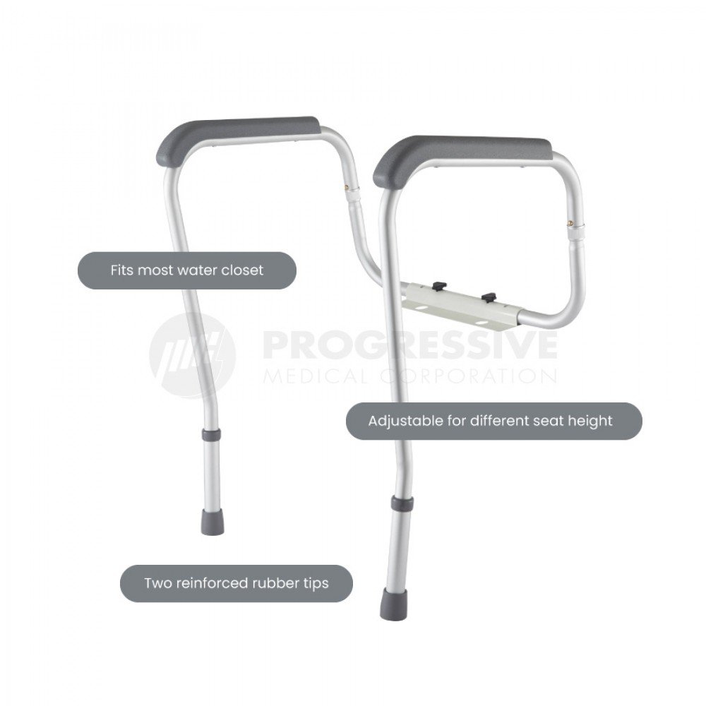 Toilet Safety Rails, Adjustable