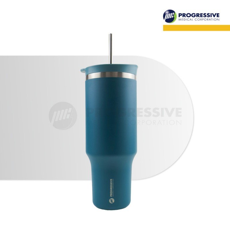 Hydrosenz Tumbler with Straw Teal 40oz, PMC