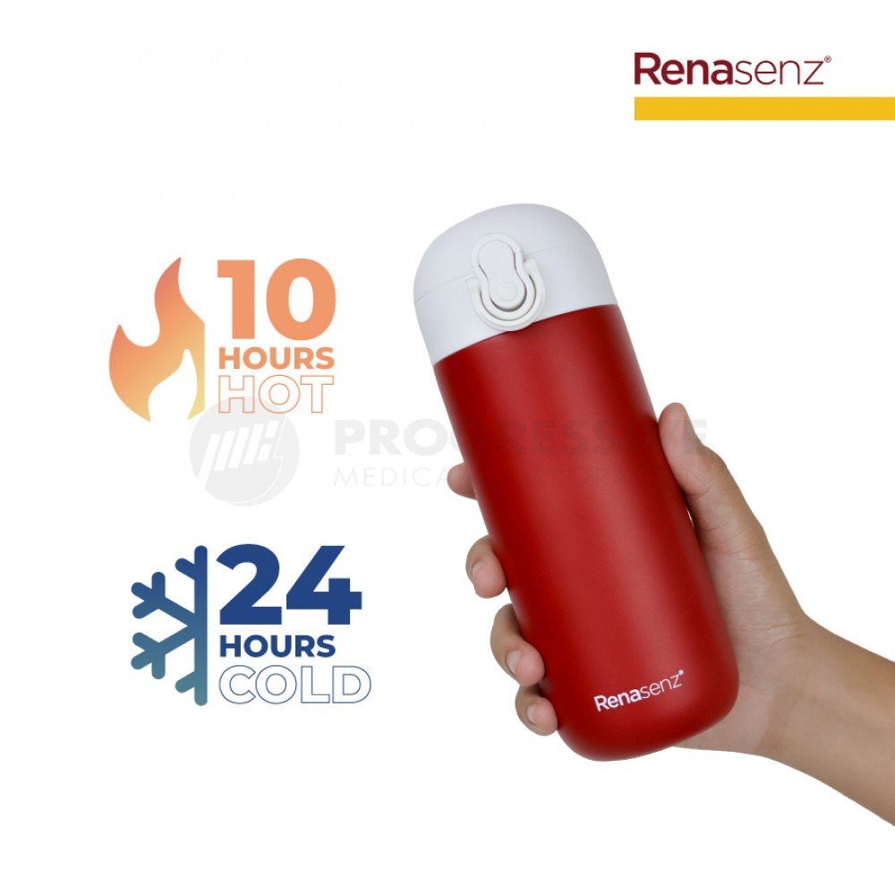 Hydrosenz Tumbler Red 12oz, Renasenz Hydrosenz Tumbler Red 12oz, Renasenz