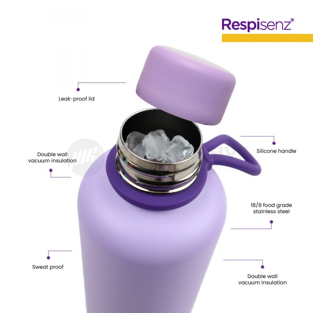 Hydrosenz Tumbler Pastel Purple 17oz, Respisenz Hydrosenz Tumbler Pastel Purple 17oz, Respisenz