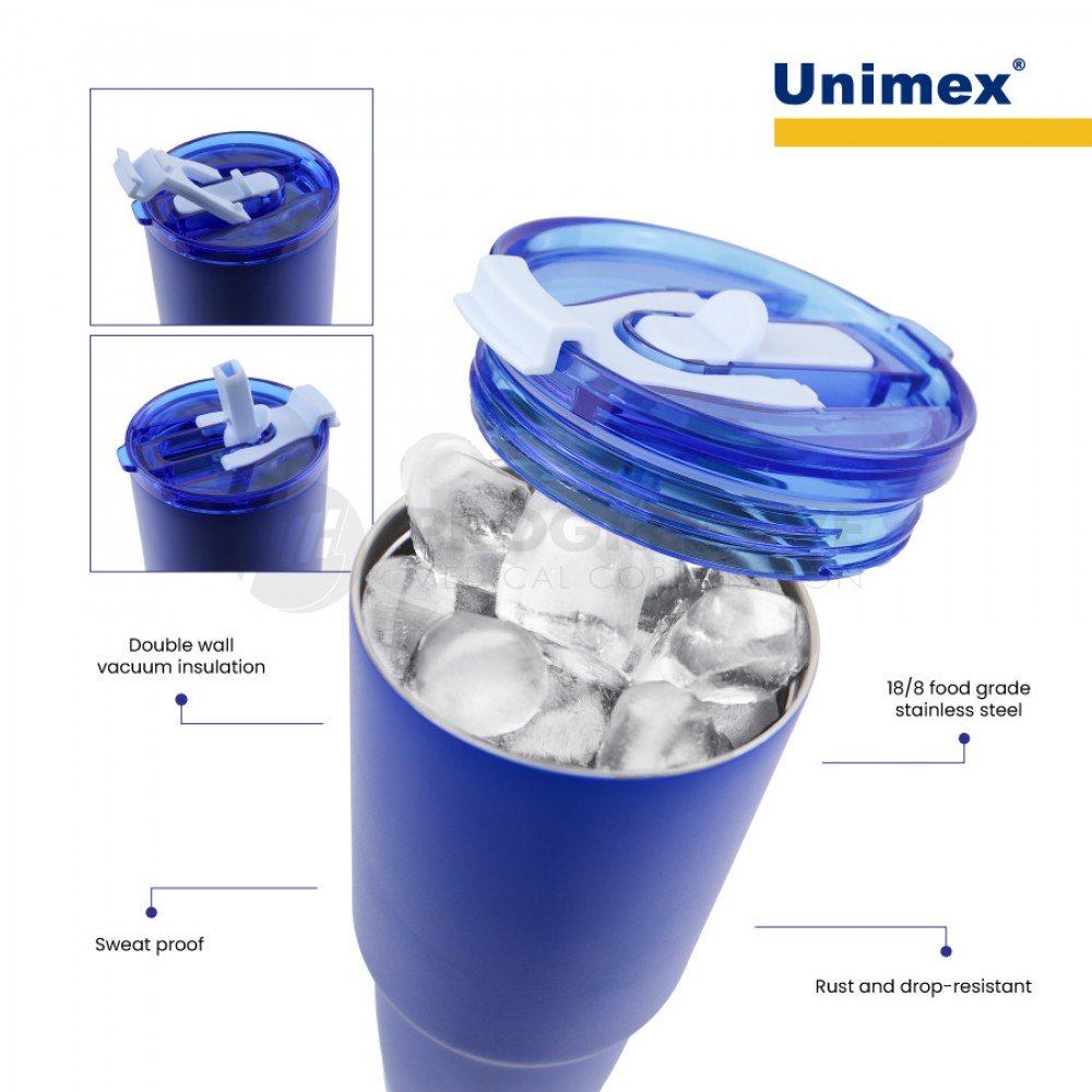 Hydrosenz Tumbler Blue 30oz, Unimex