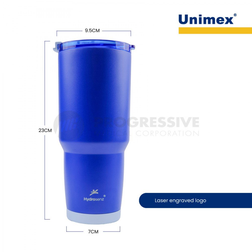 Hydrosenz Tumbler Blue 30oz, Unimex