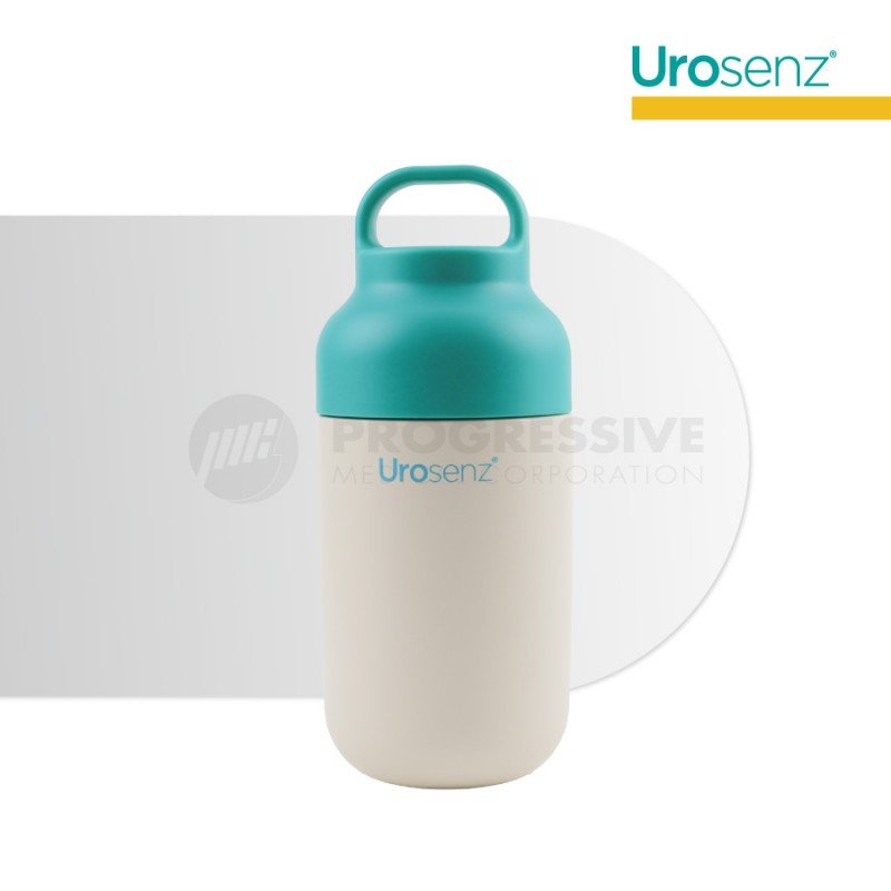 Hydrosenz Tumbler Cream-Teal 12oz, Urosenz