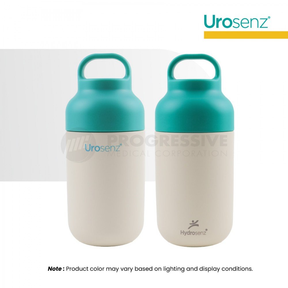 Hydrosenz Tumbler Cream-Teal 12oz, Urosenz Hydrosenz Tumbler Cream-Teal 12oz, Urosenz