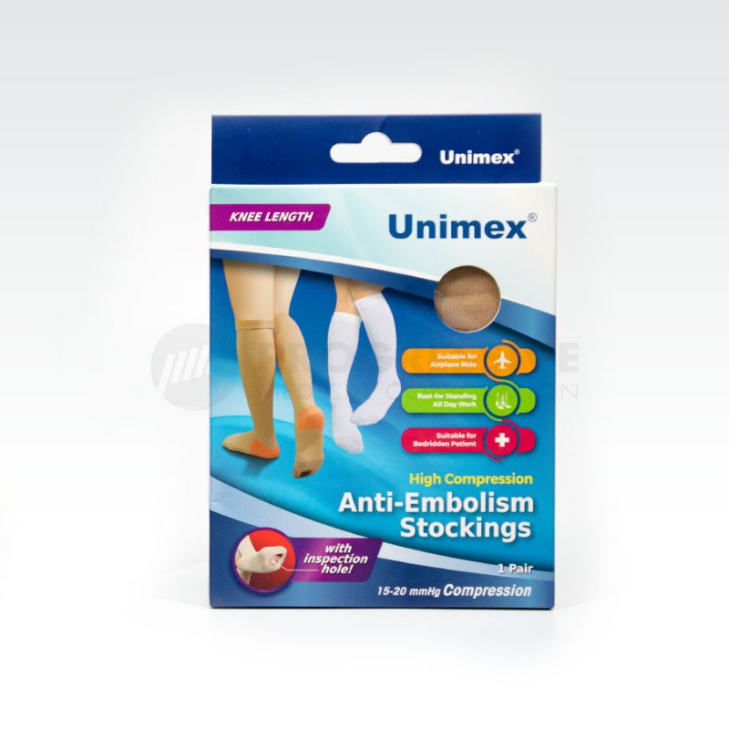Unimex Anti-Embolism Stockings Knee High Flesh 
