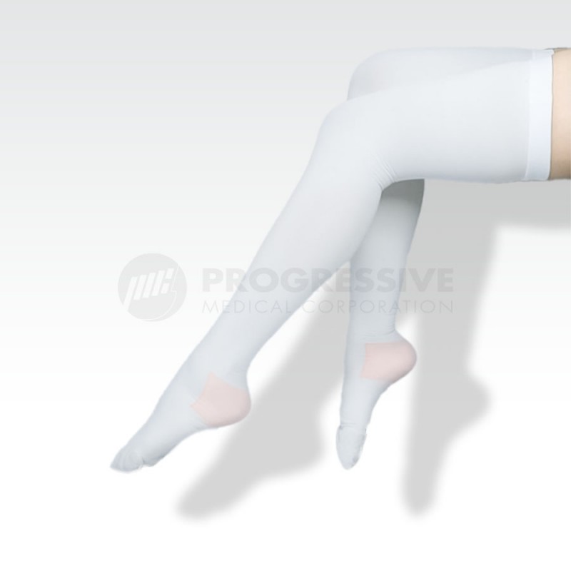Unimex Anti-Embolism Stockings Thigh High White