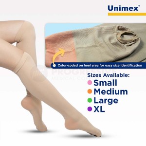 Unimex Anti-Embolism Stockings Knee High Flesh 