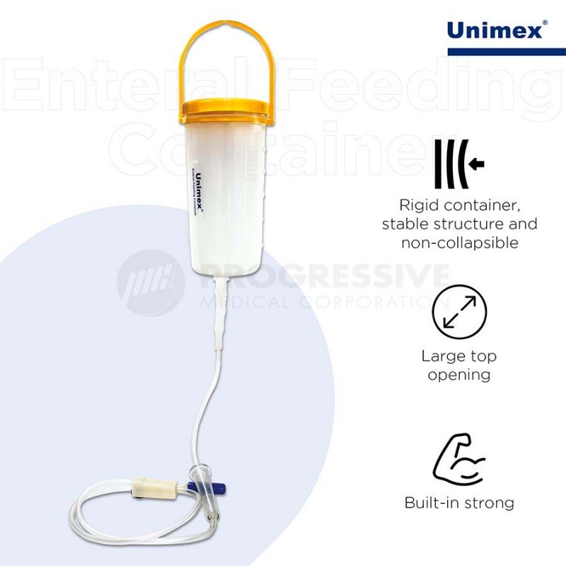 Unimex Enteral Feeding Container, 600cc