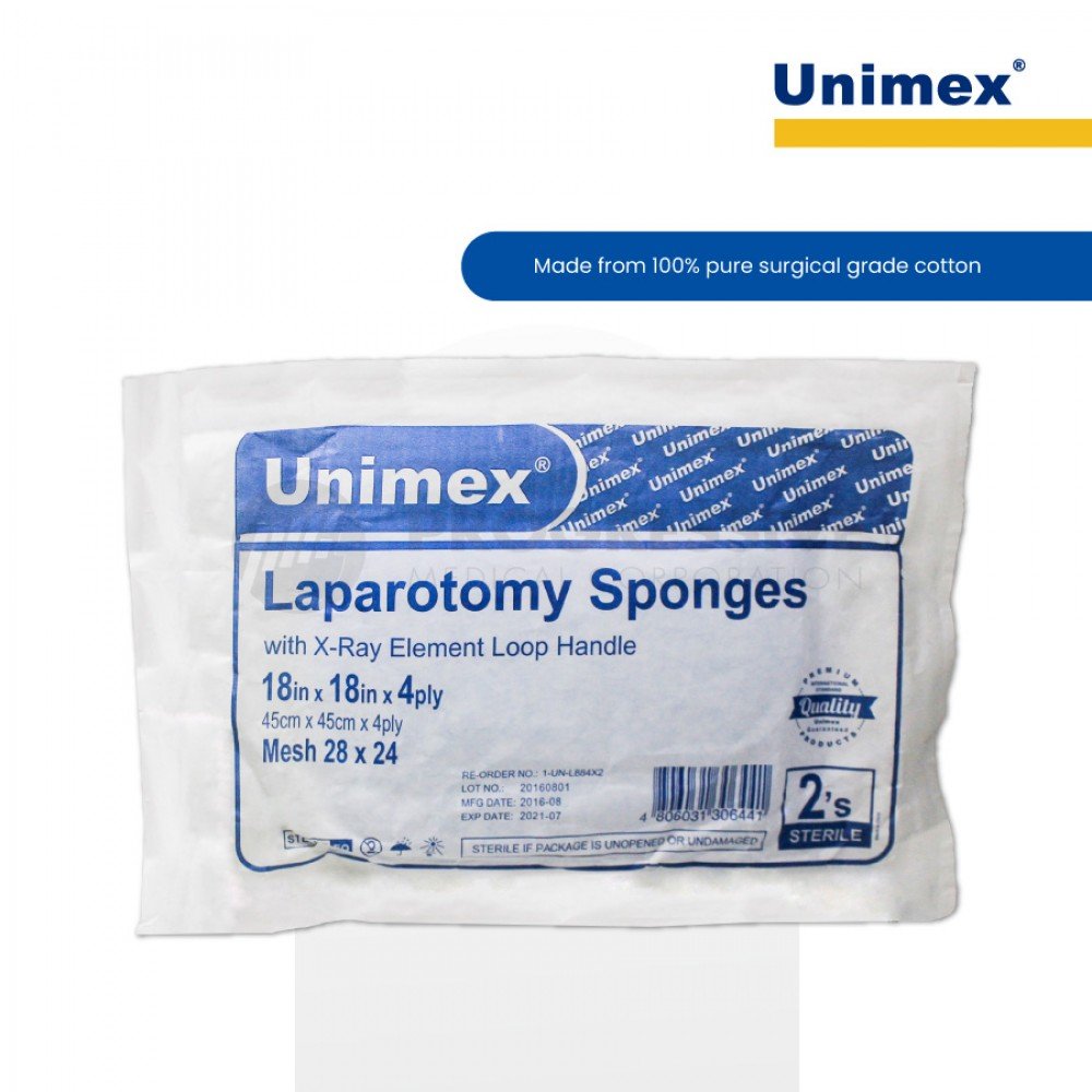 Unimex Laparotomy Sponge Unimex Laparotomy Sponge