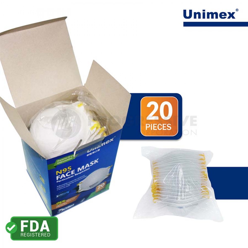 Unimex N95 Face Mask 20's