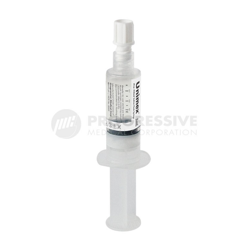 Unimex Pre-filled Saline Flush Syringe