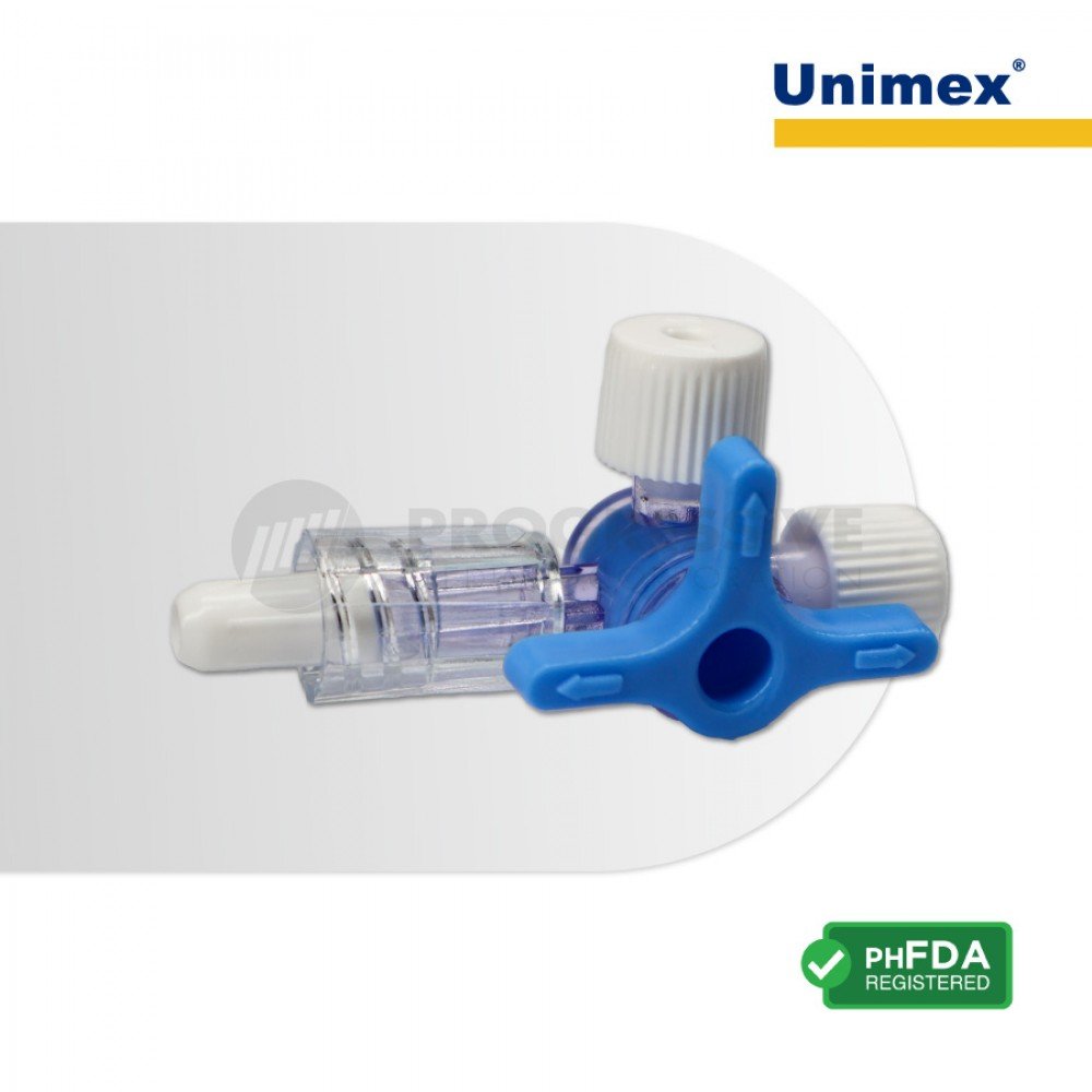 Unimex 3-Way Stopcock Lipid-Resistant (sold by box of 50s) Unimex 3-Way Stopcock Lipid-Resistant (sold by box of 50s)