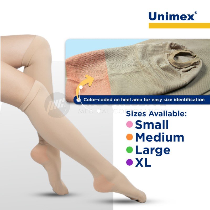 Unimex Anti-Embolism Stockings Knee High Flesh 