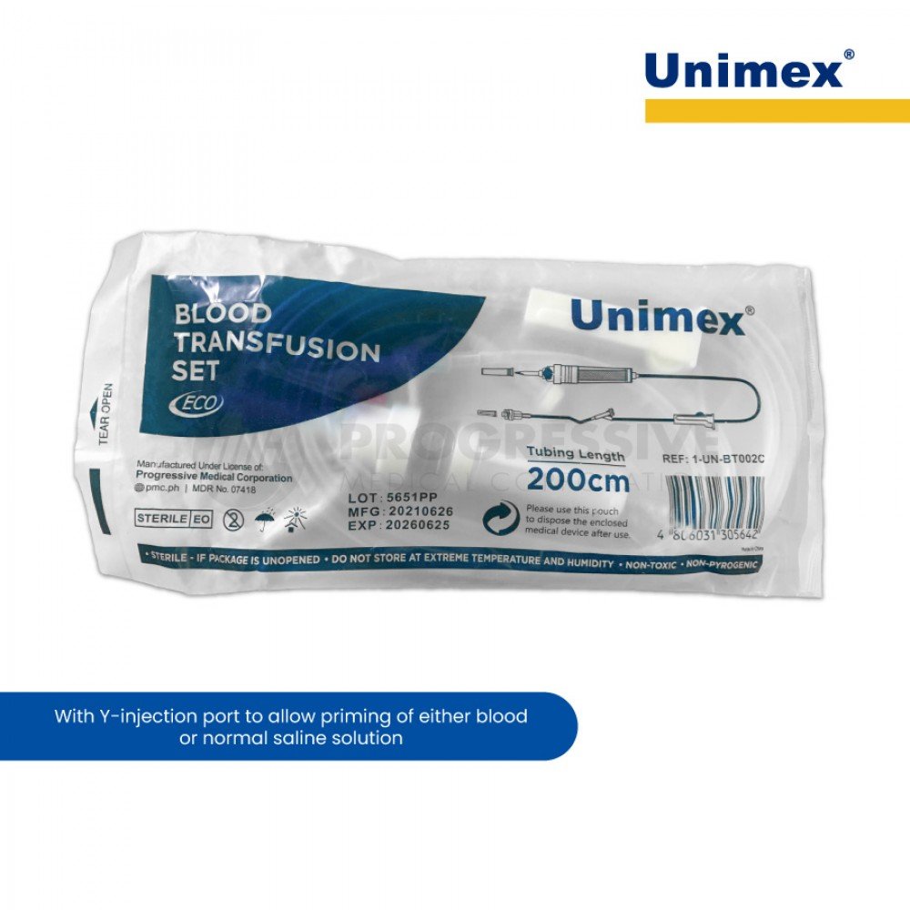 Unimex Blood Transfusion Set Unimex Blood Transfusion Set