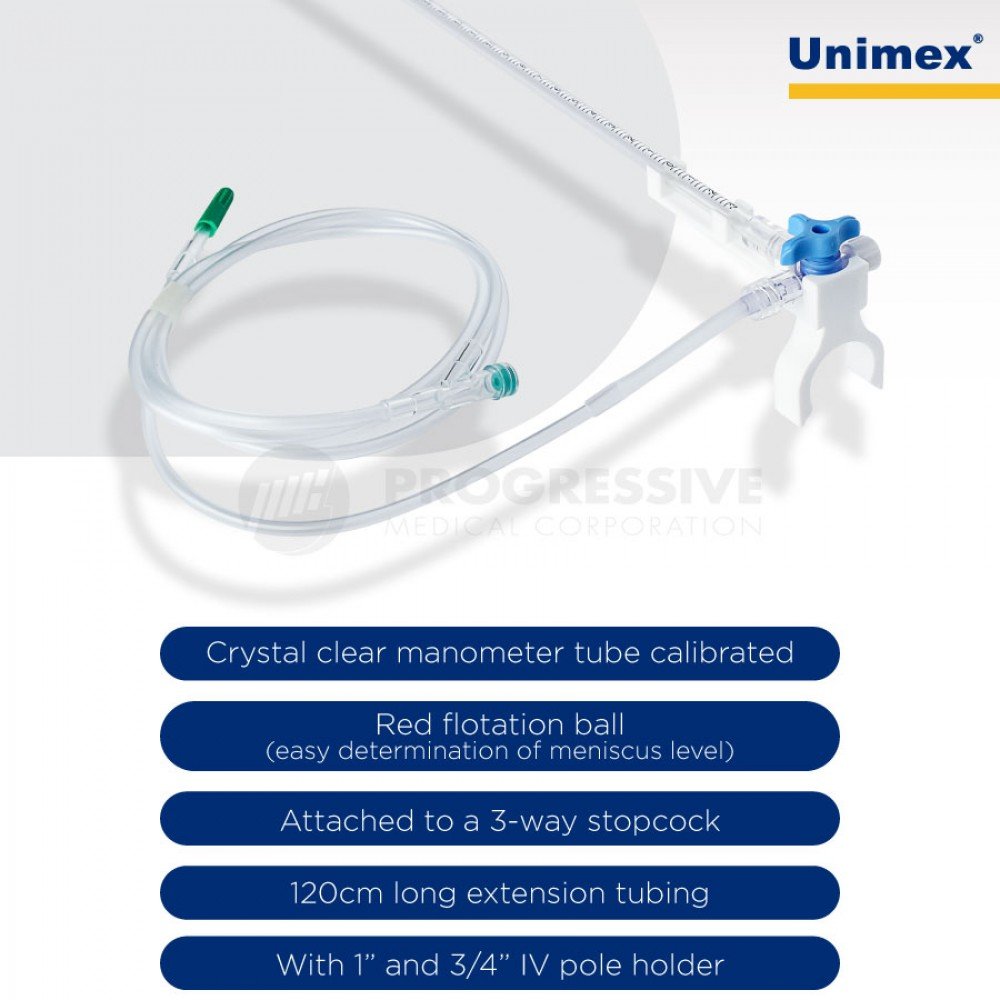 Unimex Central Venous Pressure (CVP) Manometer