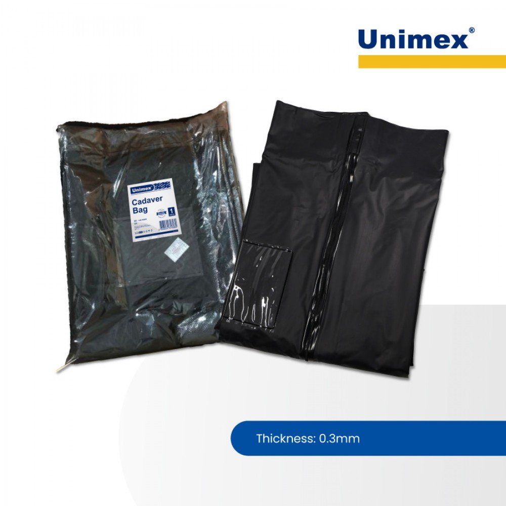 Unimex Cadaver Bag, Max. Capacity, 120kg Unimex Cadaver Bag, Max. Capacity, 120kg