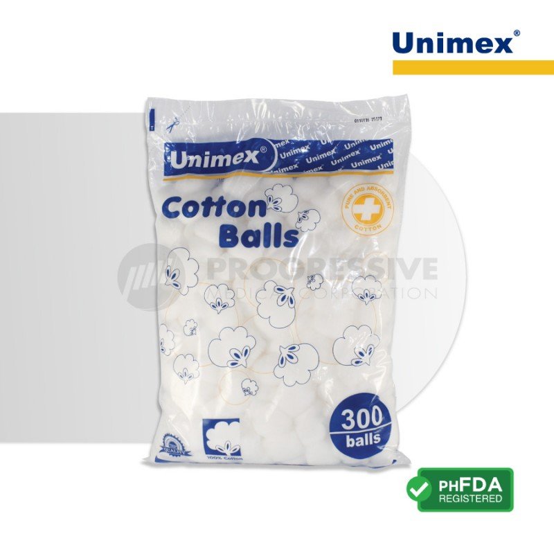 Unimex Absorbent Cotton Balls 300's