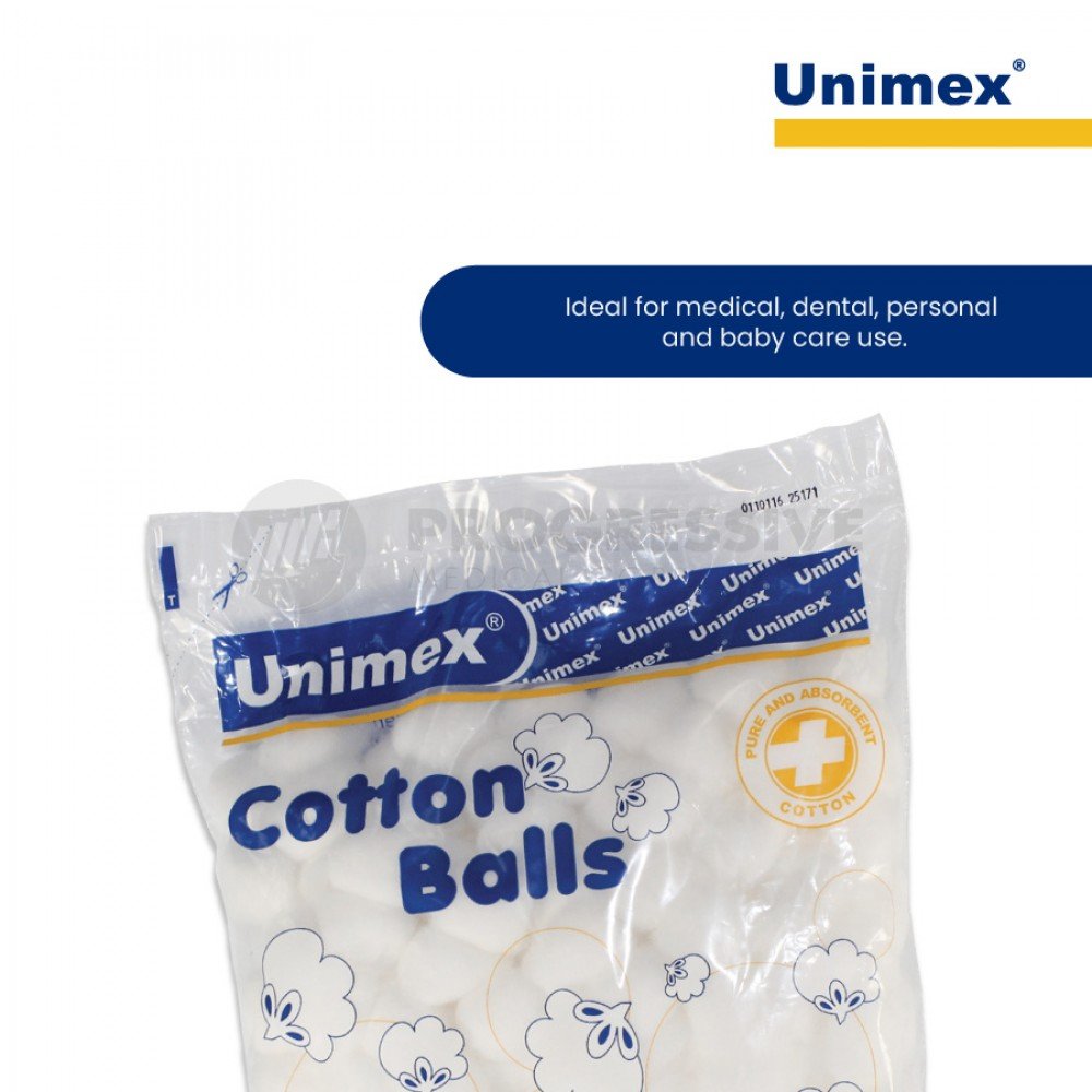 Unimex Absorbent Cotton Balls 300's