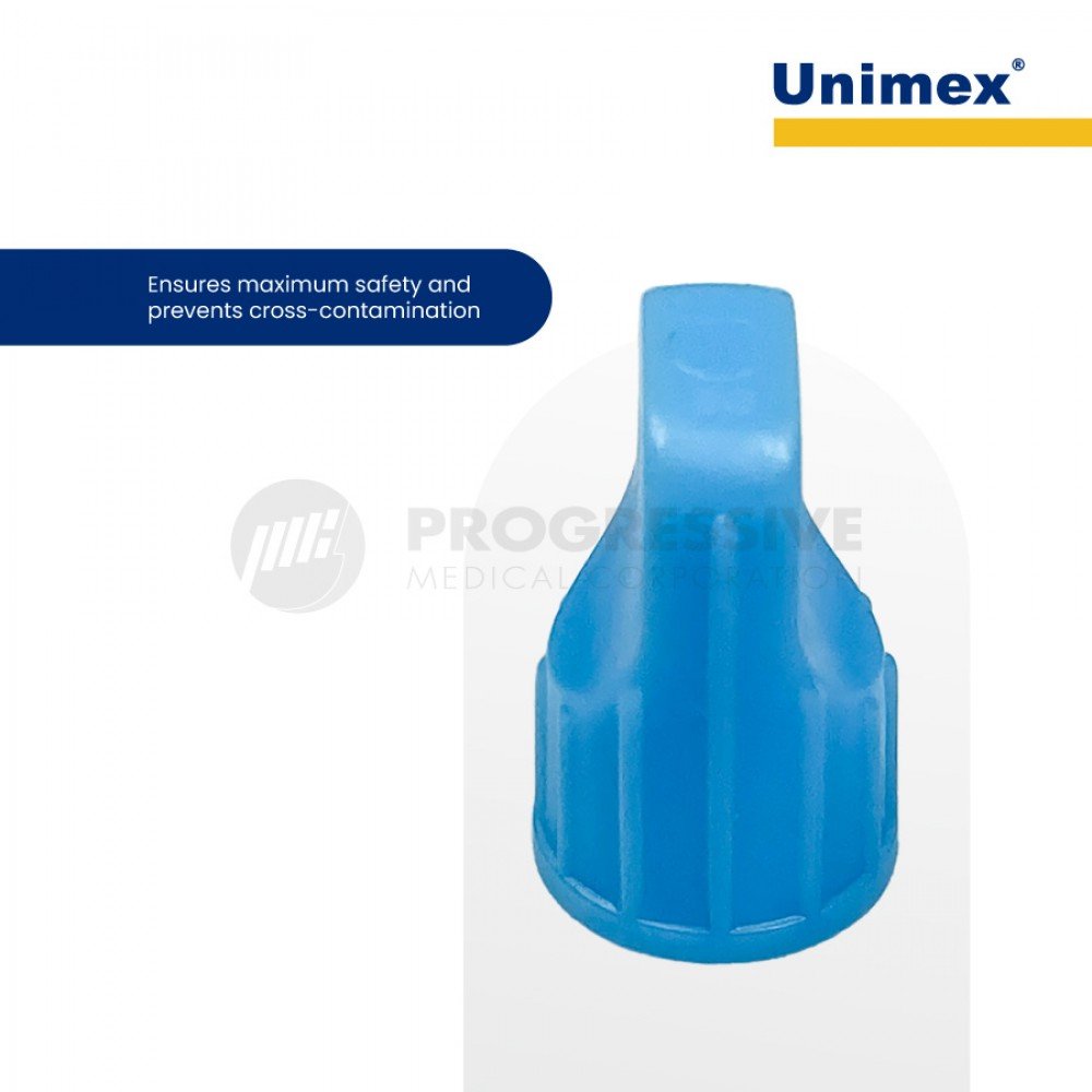 Unimex Disinfection Cap for NF Port (Sold by box of 250s) Unimex Disinfection Cap for NF Port (Sold by box of 250s)