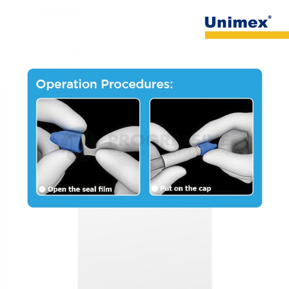 Unimex Disinfection Cap for NF Port (Sold by box of 250s) Unimex Disinfection Cap for NF Port (Sold by box of 250s)