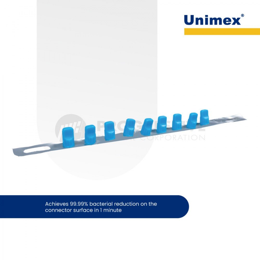 Unimex Disinfectant Cap for NF Port (Sold by box of 250s)