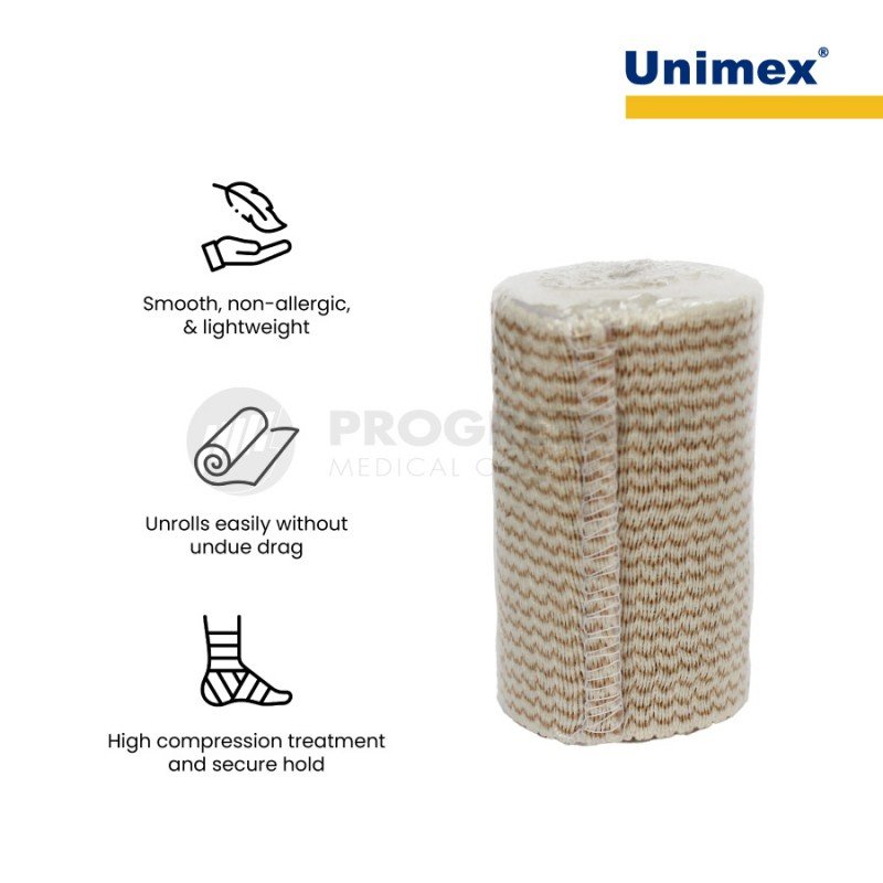 Unimex Elastic Bandage V-Grip