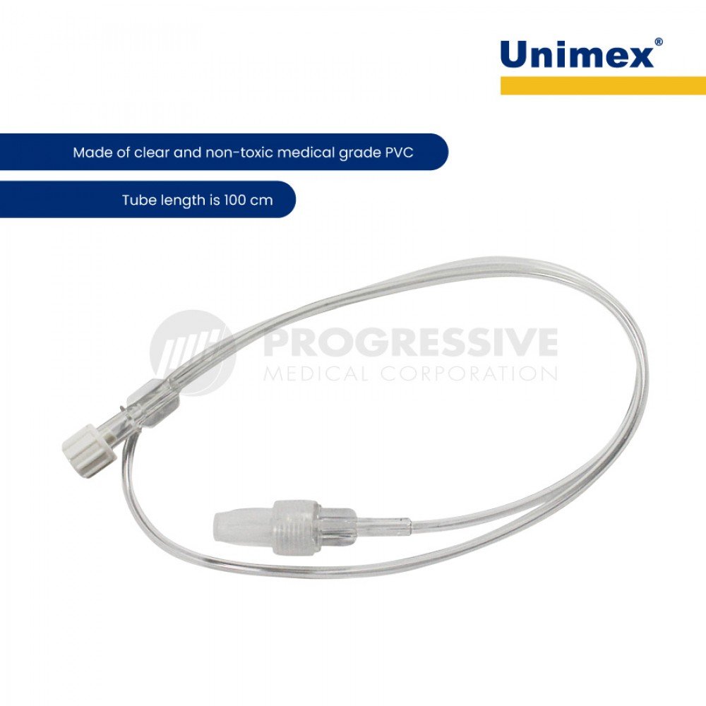 Unimex Extension Tubing LL 100cm (sold by box of 50s)