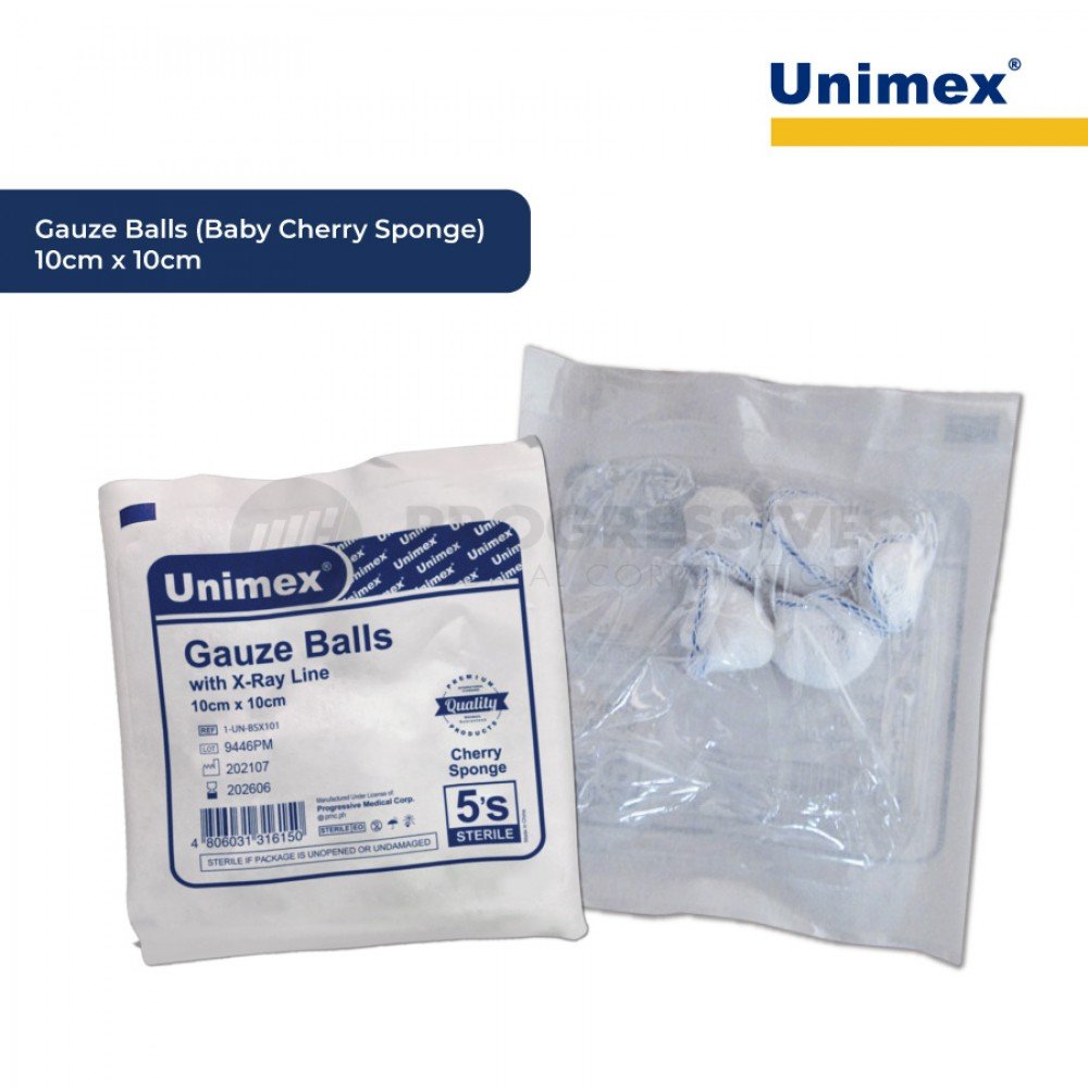 Unimex Gauze Balls with X-ray Line
