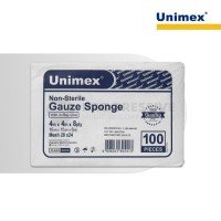 Unimex Gauze Swab, 4x4 with Xray (sold per pack of 100s)