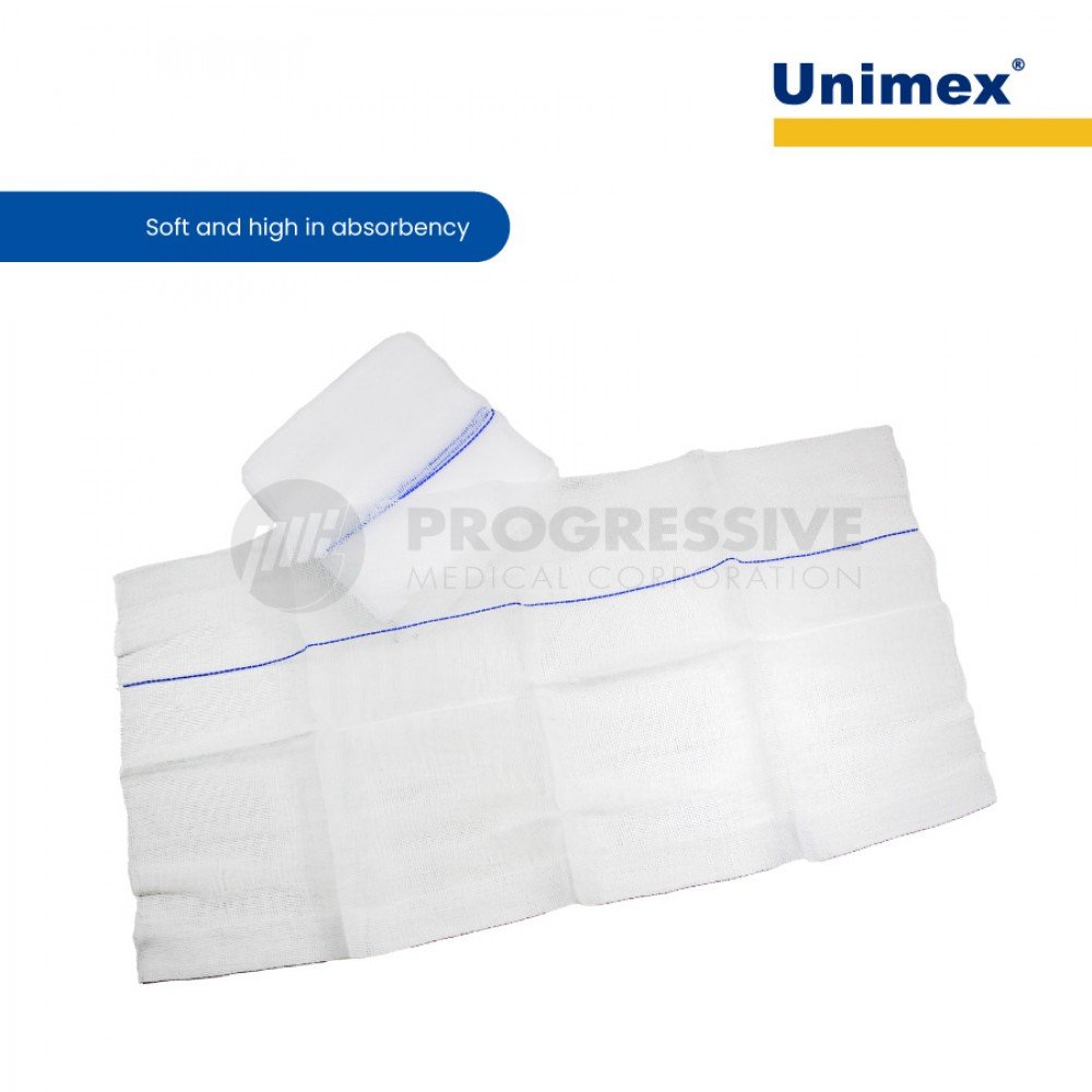 Unimex Gauze Swab, 4x4 with Xray (sold per pack of 100s)