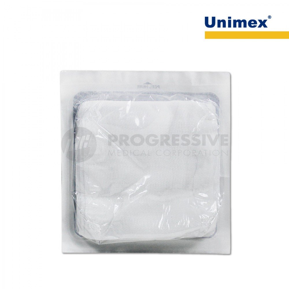 Unimex Gauze Swab, Sterile  (sold per pack of 5s)