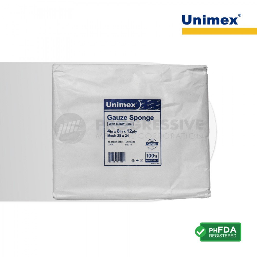 Unimex Gauze Swab, Non Sterile (sold per pack of 100s)