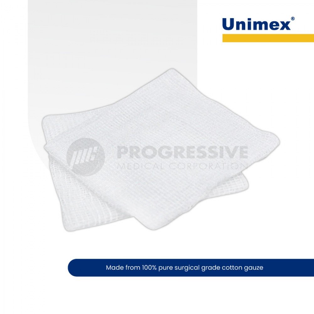 Unimex Gauze Swab, Sterile 2's (sold by box of 100s)