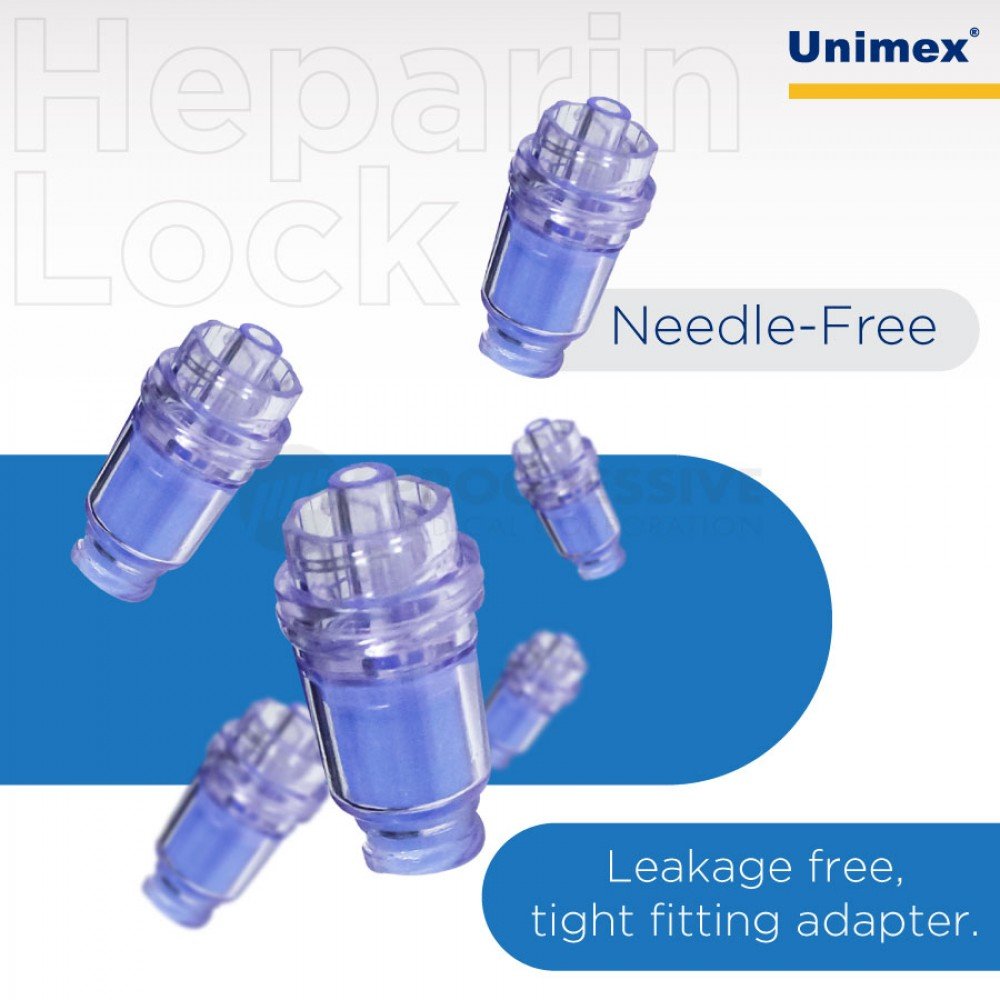 Unimex Heparin Lock Needle-Free