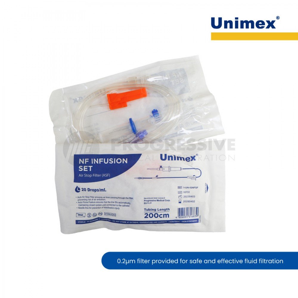 Unimex NF Infusion Set ASF (Air Stop Filter)