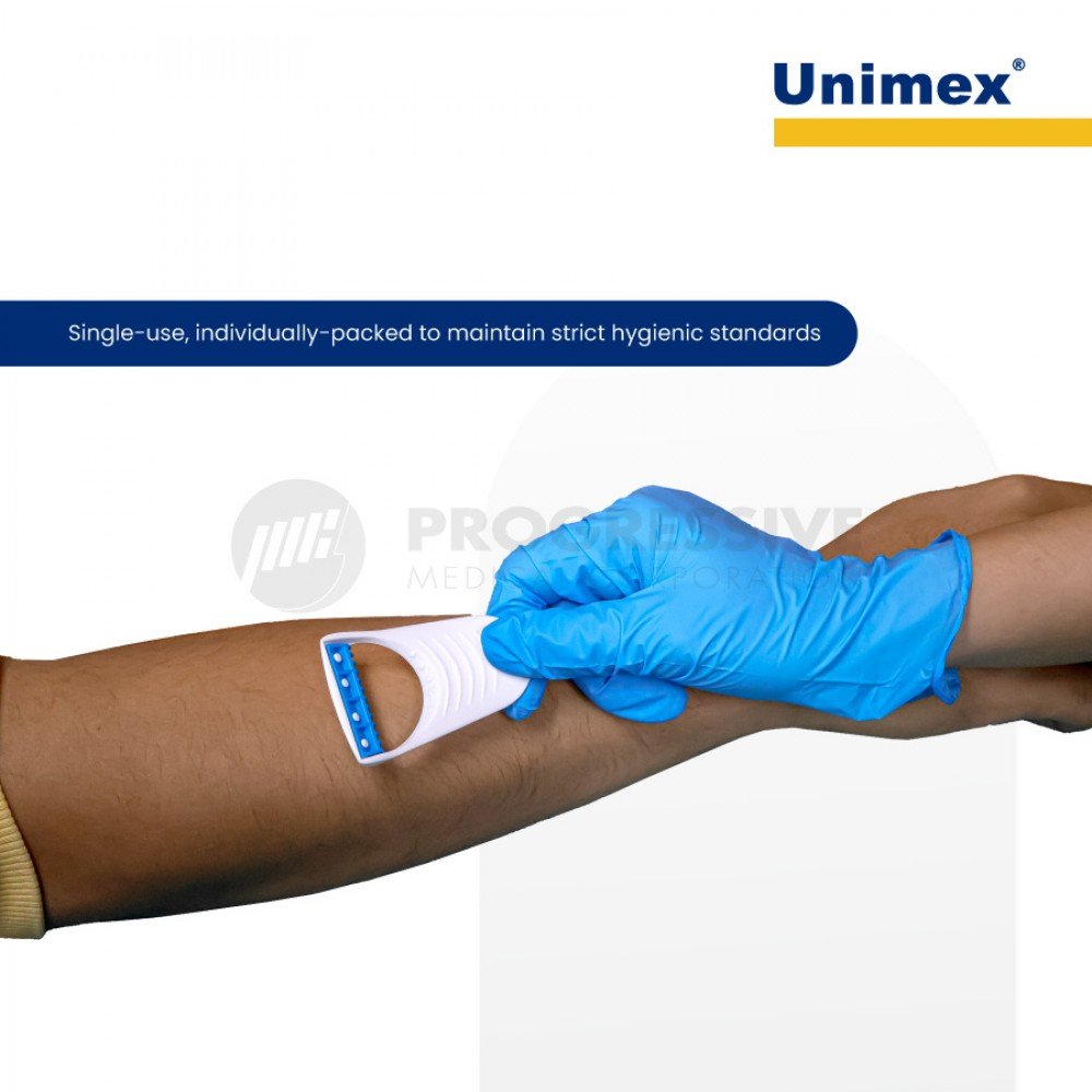Unimex Disposable Pre-op Razor, Single Edge (sold by box of 50s)